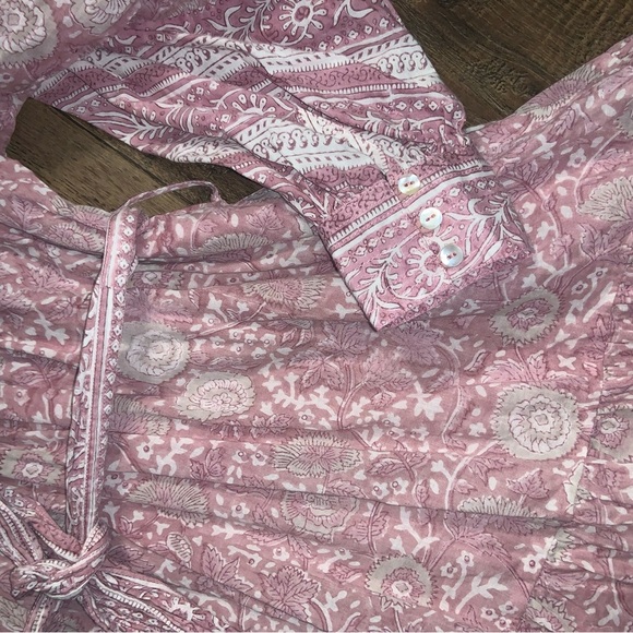 Cleobella Lennox Mini Dress in Tonal Block Print S revolve boho 168$ fall casual - Picture 5 of 7